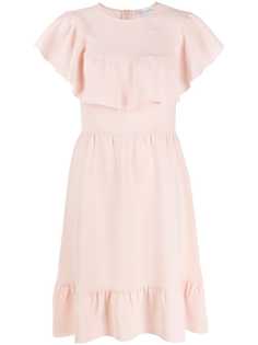 RedValentino платье с оборками