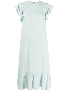 RedValentino платье миди с оборками