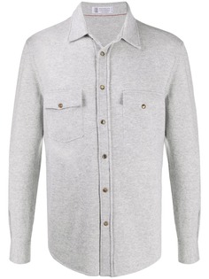 Brunello Cucinelli трикотажная рубашка