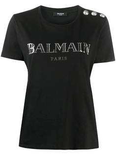 Balmain футболка с логотипом