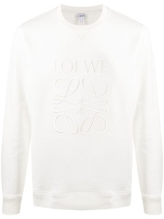 Loewe толстовка с вышивкой Anagram