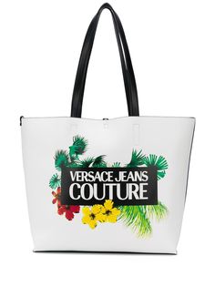 Versace Jeans Couture сумка-тоут с принтом Tropical Island