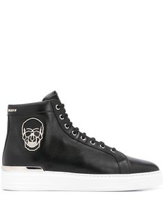 Philipp Plein декорированные высокие кеды