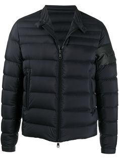 Moncler пуховик с логотипом