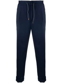 Brunello Cucinelli укороченные брюки с кулиской