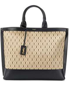 Saint Laurent сумка-тоут с монограммой