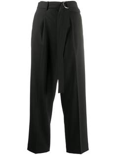 Helmut Lang брюки широкого кроя