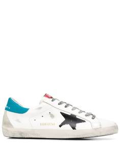 Golden Goose кеды Superstar с эффектом потертости