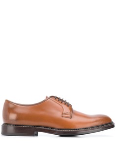Brunello Cucinelli туфли дерби с эффектом потертости