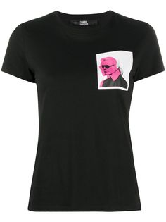 Karl Lagerfeld футболка с принтом Karl