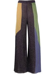 M Missoni расклешенные брюки в стиле колор-блок