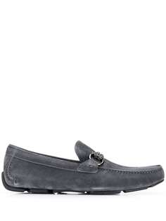 Salvatore Ferragamo мокасины с декором Gancini