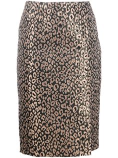 Dorothee Schumacher юбка с леопардовым принтом