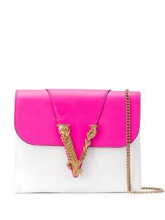 Versace клатч Virtus в стиле колор-блок