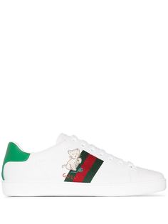 Gucci кроссовки New Ace с вышивкой