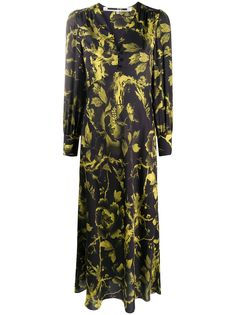 McQ Alexander McQueen платье макси с цветочным принтом