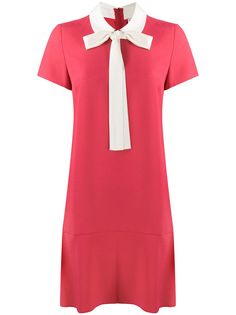RedValentino платье-трапеция с бантом