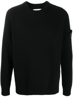 Stone Island джемпер с нашивкой-логотипом