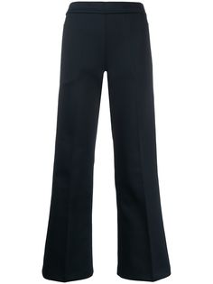 Jil Sander укороченные расклешенные брюки