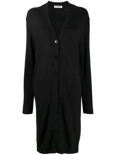 Jil Sander длинный кардиган на пуговицах