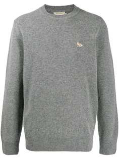 Maison Kitsuné джемпер с нашивкой-логотипом
