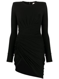 Alexandre Vauthier платье мини асимметричного кроя со сборками