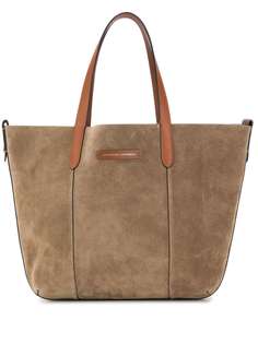 Brunello Cucinelli большая сумка-тоут с логотипом