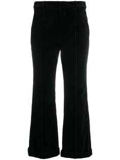 Saint Laurent укороченные брюки