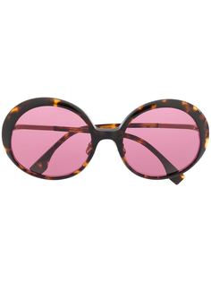 Fendi Eyewear солнцезащитные очки в массивной оправе черепаховой расцветки