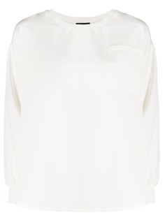Giorgio Armani топ с длинными рукавами