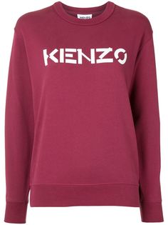 Kenzo толстовка с круглым вырезом и логотипом