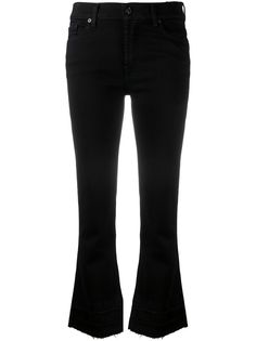 7 For All Mankind укороченные расклешенные джинсы