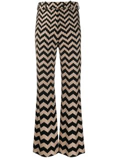 Missoni брюки с узором зигзаг