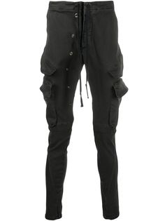Greg Lauren брюки скинни с накладными карманами