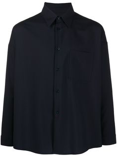 Marni рубашка Tropical с карманом