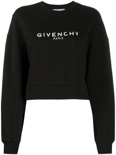 Givenchy укороченная толстовка с логотипом