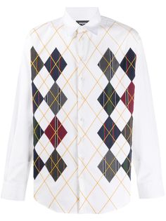 Dsquared2 рубашка в ромб