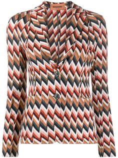 Missoni блейзер с узором зигзаг