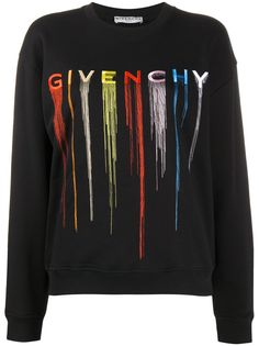 Givenchy толстовка с вышитым логотипом