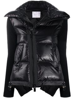 Sacai короткий пуховик