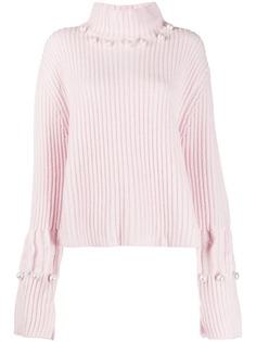 JW Anderson джемпер с искусственным жемчугом
