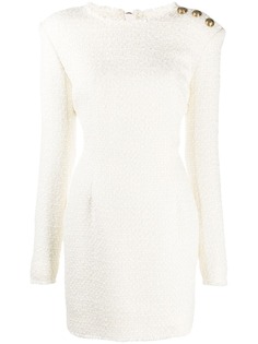 Balmain твидовое платье мини