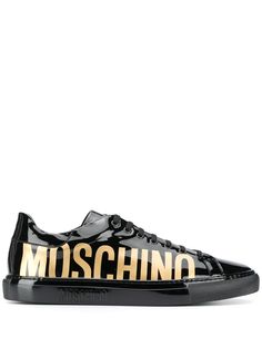 Moschino кеды с логотипом