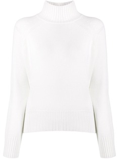 Allude кашемировый джемпер с отделкой в рубчик