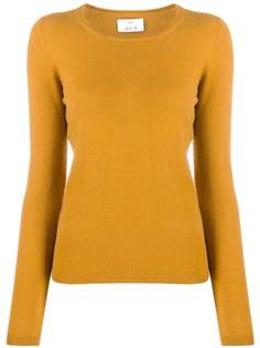 Allude кашемировый джемпер с отделкой в рубчик