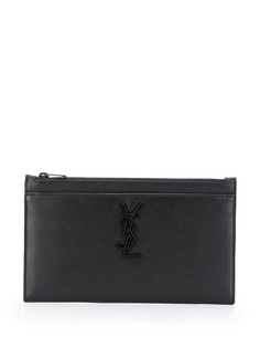 Saint Laurent кошелек на молнии с логотипом