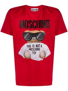 Moschino футболка с вышивкой