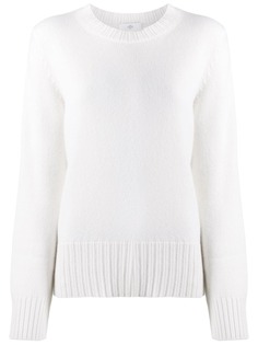 Allude кашемировый джемпер с отделкой в рубчик