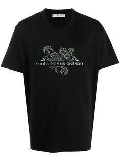 Givenchy футболка с цветочным принтом