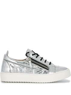 Giuseppe Zanotti кроссовки Gail с тиснением под крокодила